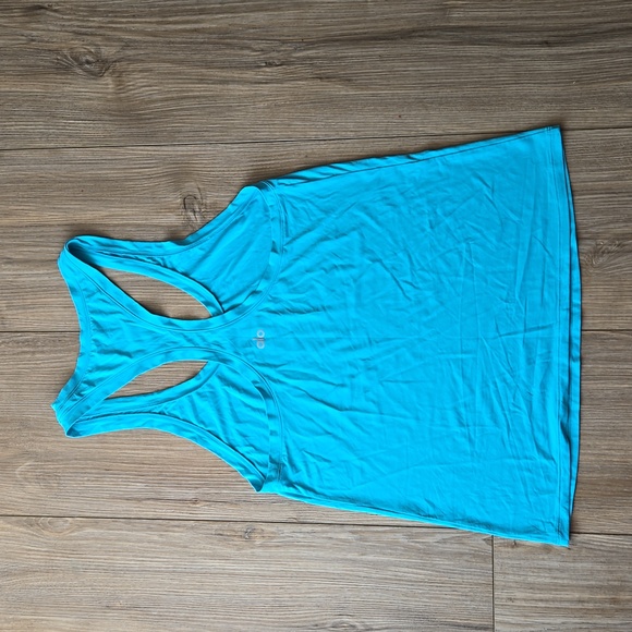 Alo Blue Racerback Tank Top - Picture 2 of 3